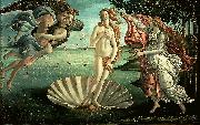 BOTTICELLI, Sandro The Birth of Venus fg oil
